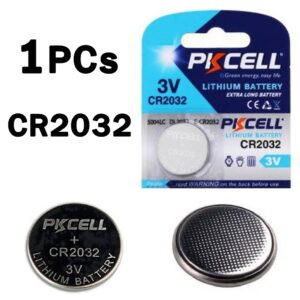 1PCs/1ก้อน PKCELL CR2032 BR2032 DL2032 ECR2032 3V button batteries Cell Coin Lithium Battery for watch car remote key