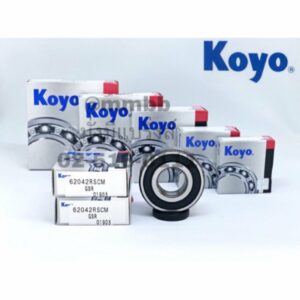 6204 2RS KOYO ตลับลูกปืนเม็ดกลมล่องลึก ฝายาง 2 ข้าง 6204 2 RS KOYO (20mm x 47mm x 14mm)