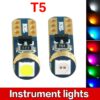 T5 3030 LED ไฟรถยนต์ ไฟหน้าปัดรถยนต์ 1 ชิ้น