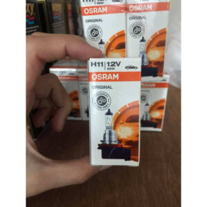 หลอดไฟรถยนต์ H11 12V 55w Osram germany แท้ จำนวน 1 หลอด รบกวนตรวจเช็ครหัสขั้วก่อนทำการสั่งซื้อนะคะ