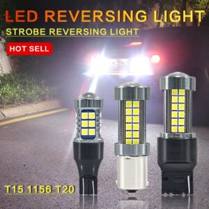 ไฟเลี้ยว ไฟถอย LED T15 T20 1156 W16W P21W W21W 12v สำหรับรถยนต์ มอเตอร์ไซค์ 1 หลอด