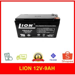 แบตเตอรี่แห้ง Ups Lion 12V-9AH ราคาถูก