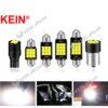 Kein หลอดไฟ Led T10 W5W Festoon 31 มม. 36 มม. 39 มม. 41 มม. C5W C10W C3W 1156 BA15S 1157 BAY15D สําหรับติดป้ายทะเบียนภายในรถจักรยานยนต์