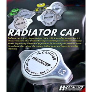 ฝาหม้อน้ำ แท้ Works engineering Radiator Cap Made in USA. ฝาหม้อน้ำสแตนเลส ของแท้ ฝาปิดหม้อน้ำ ไม่เป็นสนิม