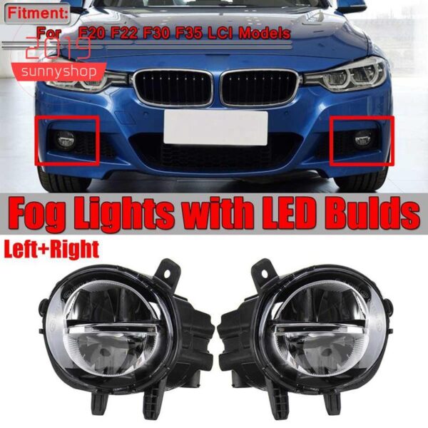 ไฟ Led ไฟตัดหมอกไฟหน้ารถยนต์ไฟตัดหมอกสําหรับ Bmw F20 F22 F30 F35 Lci W Led Bulds 63177248911 63177248912