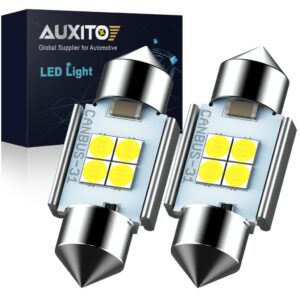 Auxito หลอดไฟ LED C5W 31 มม. / 36 มม. / 41 มม. 3030 SMD 2 ชิ้นสําหรับไฟอ่านหนังสือ