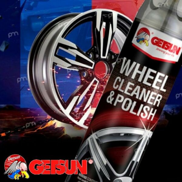 (แจกโค้ด30% ในรูปที่2) Wheel Cleaner & Polish สเปรย์ทำความสะอาดล้อแม็กซ์ พื้นผิวโลหะทุกชนิด (ล้อแม็กซ์ โครเมี่ยม อัลลอย)