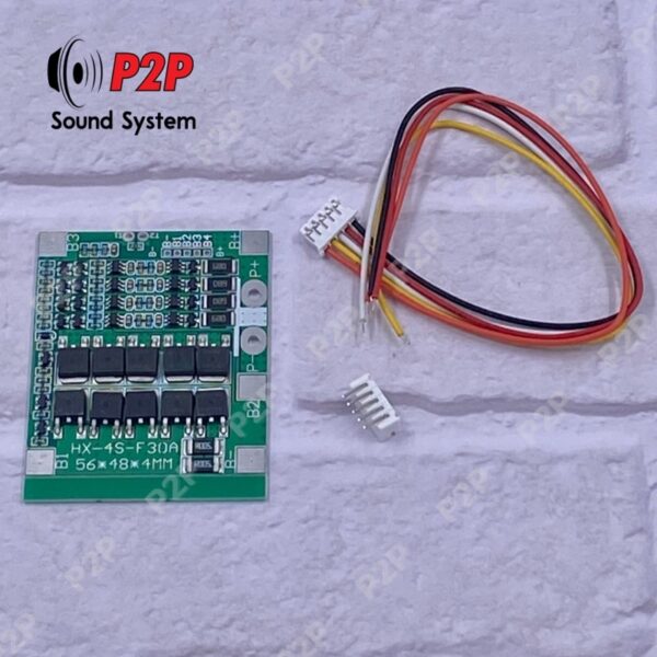 ตัวควบคุมการชาร์จ แบตเตอรี่ลิเธียมไอออน BMS 4S Li-ion-3.7V ขนาด 30A