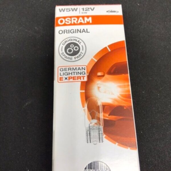 **ราคาส่ง** หลอดไฟหรี่ เสียบ T10 osram แท้!! w5w 12V 5w