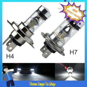 ไฟตัดหมอก LED 100W H1 H3 H4 H7 H8 H11 H9005 H9006 20SMD สว่างมาก สําหรับรถยนต์