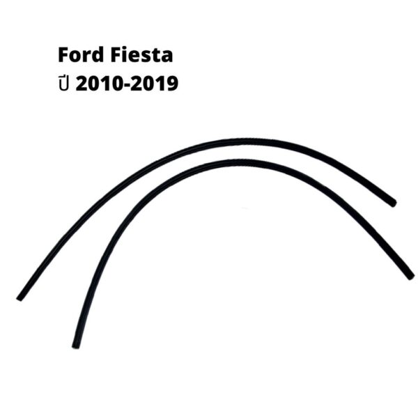 ยางปัดน้ำฝนตรงรุ่น Ford Fiesta ปี 2010-2019 ขนาดยาว 16" และ  26"  สันยาง 6mm (จำนวน 1 คู่)