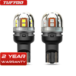 Tuffoo หลอดไฟท้ายรถยนต์ LED T15 W16W T16 906 922 912 921 สีขาว สีแดง แบบเปลี่ยน 2 ชิ้น