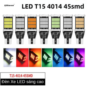 1Pcs T15 Led Canbus 4014 ชิป 45 Smd หลอดไฟ Led