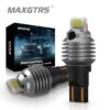 Maxgtrs หลอดไฟถอยหลังรถยนต์ LED 2000LM T15 Canbus W16W ไม่มีข้อผิดพลาด 3570S 912 921 6000K สีแดง สีเหลือง 2 ชิ้น