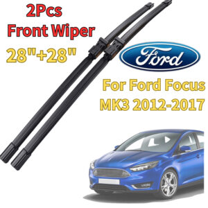 ชุดใบปัดน้ําฝนกระจกหน้า ซิลิโคน สําหรับ Ford Focus 3 MK3 2012-2017(28 นิ้ว +28 นิ้ว) 2 ชิ้น