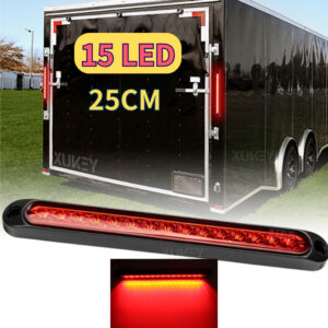 แถบไฟเบรกท้าย LED 12V 24V สีแดง อุปกรณ์เสริม สําหรับรถบรรทุก SUV RV Camper Pickup Lorry