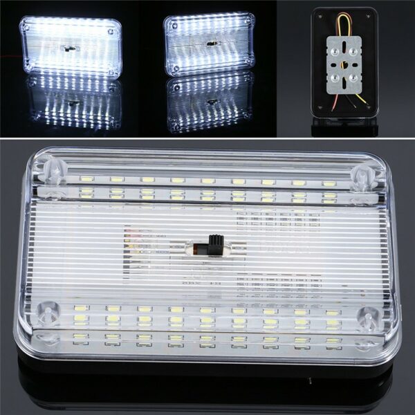 โคมไฟติดเพดานรถยนต์ 12v 36 LED