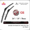 Mg GS ใบปัดน้ําฝน สําหรับ G S ชุดที่ปัดน้ําฝนหน้าต่างรถยนต์ (ซิลิโคนกล้วยด้านหน้า / ด้านหลัง ของแท้) โดยแบรนด์ KUAPO