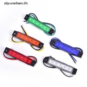 Ziyunshan ไฟหรี่ Led 6 ดวง 12V สําหรับติดด้านข้างรถพ่วง 1 ชิ้น