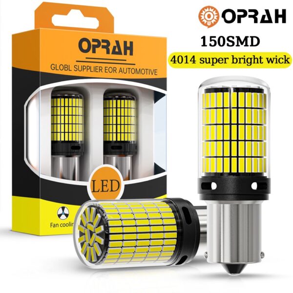 [พร้อมส่ง] หลอดไฟเลี้ยวรถยนต์ LED 1156 BA15S P21W 1156 BAU15S PY21W 1157 Bay15d P21-5W T20 7440 W21W 7443 W21-5W 4014 150SMD