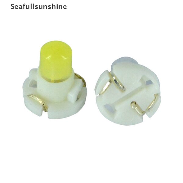 Seaf> แผงแดชบอร์ดไฟ LED T3 T4.2 COB 12V สําหรับรถยนต์ 10 ชิ้น