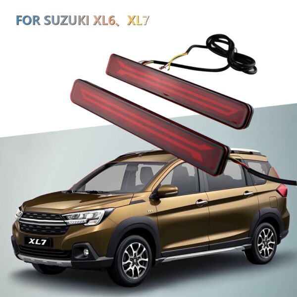 ไฟกันชนหลังรถยนต์ 3 ฟังก์ชั่น ดัดแปลง สําหรับ Suzuki Ertiga Xl6 Xl7 ติดตั้งง่าย