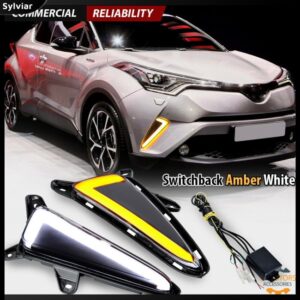 [sylviar] อะไหล่ไฟตัดหมอก Led 1 คู่ สําหรับ Toyota Chr 16-18