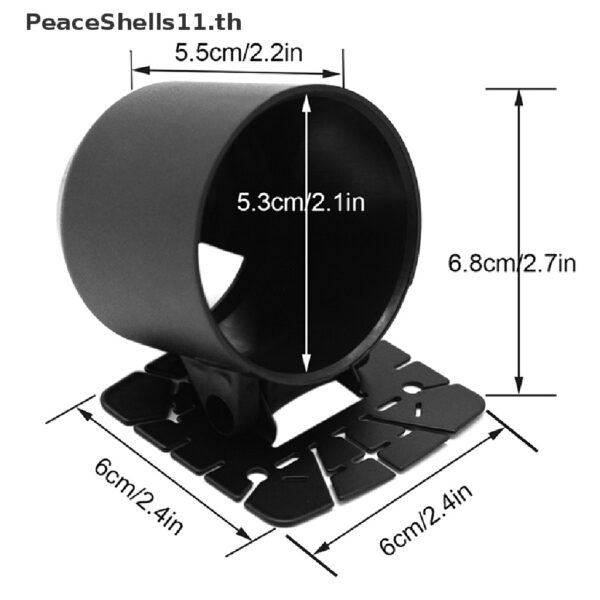 Peaceshells ที่วางแก้วน้ํา เกจเดี่ยว 52 มม. สําหรับรถยนต์ TH