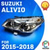 ไฟหน้ารถยนต์ สําหรับ Suzuki Alivio Ciaz 2015-2018 ไฟหน้าสำหรับ ไฟหน้า โคมไฟหน้า ไฟหน้า​โปรเจค​เตอร์​ โคมไฟหรถยนต์ เลนส์กระจก headlamp headlight front light lens