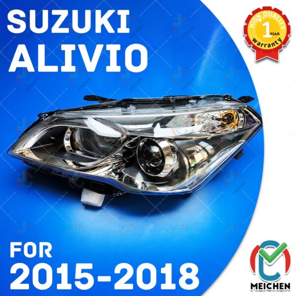 ไฟหน้ารถยนต์ สําหรับ Suzuki Alivio Ciaz 2015-2018 ไฟหน้าสำหรับ ไฟหน้า โคมไฟหน้า ไฟหน้า​โปรเจค​เตอร์​ โคมไฟหรถยนต์ เลนส์กระจก headlamp headlight front light lens