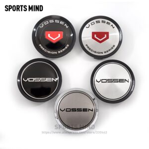 ใหม่ ฝาครอบดุมล้อรถยนต์ 75 มม. อุปกรณ์เสริม สําหรับ VOSSEN PRECISION SERIES WHEEL Emblem Logo 4 ชิ้น ต่อล็อต