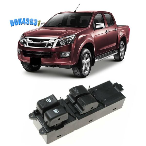 【dgk43s31】8-98192249-1 สวิตช์ควบคุมหน้าต่างไฟฟ้า สําหรับ Isuzu D-Max 2011-2019 2 ประตู