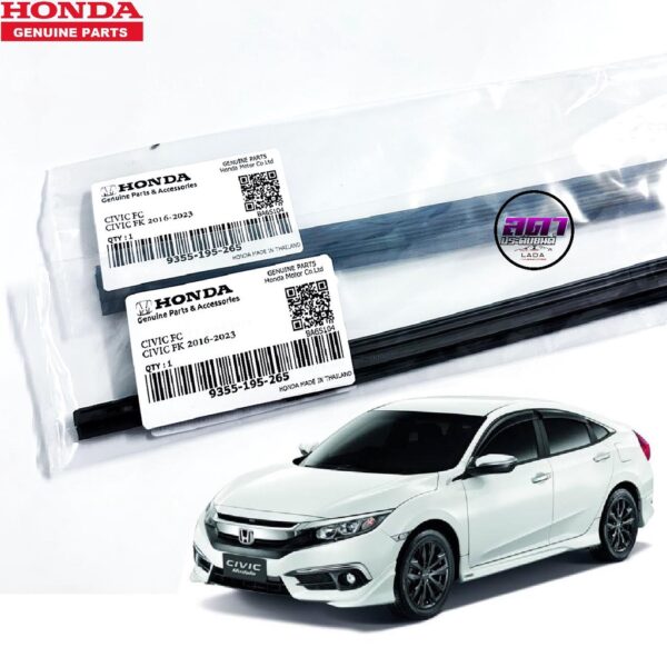 ยางปัดน้ำฝน แท้ตรงรุ่น HONDA CIVIC FC FK ปี2016-ปัจจุบัน ใช้กับใบปัดแท้ติดรถ รับประกันสินค้า