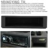 Plastic 1Din Convenient Multi Use Car Radio Storage Box  for