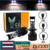 หลอดไฟหน้ารถยนต์ LED Y9 Y6 H4 H7 H11 HB3 พลังงานสูง 6500K 30000LM 150W 2 หลอด