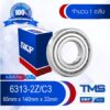 6313-2Z/C3 SKF ตลับลูกปืนเม็ดกลมล่องลึก ฝาเหล็ก รองรับความเร็วรอบและความร้อนสูง 6313 2Z C3 (65mm x 140mm x 33mm)