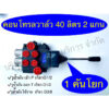 คอนโทรลวาล์ว 40 ลิตร 2 แกน 1 คันโยก SB-P4gran1 ชิ้นส่วนอุปกรณ์ไฮดรอลิค SAPTHONGBORIKAN