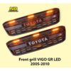 กระจังหน้า Vigo 2005 2006 2008 2010 มีไฟled ลาย GR  FRONT GRILL TOYOTA VIGO LED GR