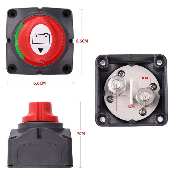 3 Position Disconnect Isolator Master Switch