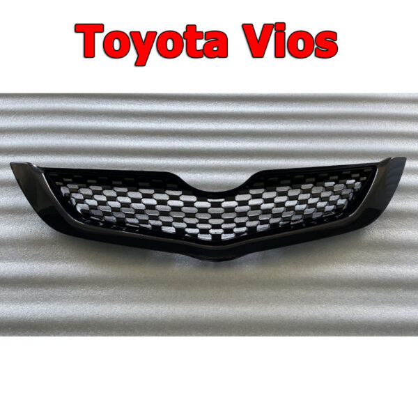 กระจังหน้า toyota Vios 2007-12 belta สีดำ กระจัง กระจังหน้า กระจังหน้าตกแต่ง