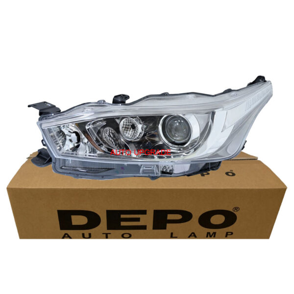 (DEPO) ไฟหน้าโปรเจคเตอร์ ไฟหน้า TOYOTA YARIS 2014 2015 2016