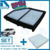 ชุดกรองอากาศ+กรองแอร์ Honda ฮอนด้า Hrv เอชอาร์วี (เครื่อง 1.8) By D Filter (DA335+DB021)