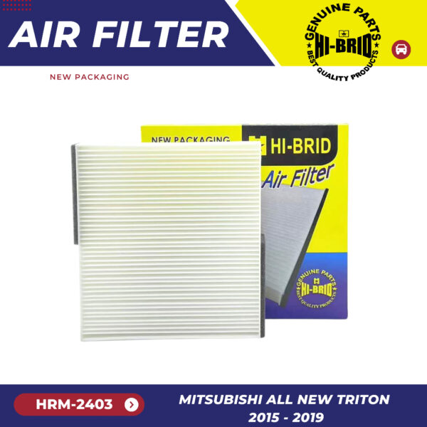 กรองแอร์ HRM-2403 HI-BRID สำหรับรถรุ่น:Mitsubishi All new Pajero Sport : มิตซูบิชิ ปาเจโร สปอร์ตใหม่ ปี 2015-2019(1ลูก)