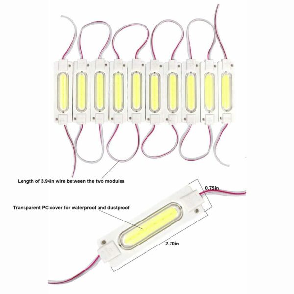 10 ชิ้น LED โมดูลไฟ  ชิ้นส่วนอะไหล่รถยนต์ อุปกรณ์อิเล็กทรอนิกส์  โมดูลไฟ  ไฟโมดูล LED