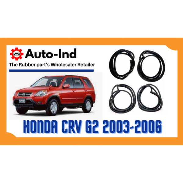 ยางขอบประตู Honda CRV 2003-2006 G2 ตรงรุ่น ฝั่งประตู [Door Weatherstrip]