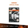 OSRAM หลอดไฟ LED ขั้วเขี้ยวเยื้อง PY21W (ไฟ 1จุด) แสงสีเหลืองอำพัน (7507DYP)