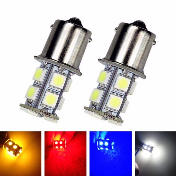 ไฟเลี้ยว ไฟเบรกท้าย LED SMD 1156 G18 Ba15s P21W 13 5050 12V 24V BAU15S PY21W 1157 BAY15D BA15D P21 5W 2 ชิ้น