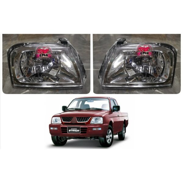 ไฟหน้า MITSUBISHI L200 STRADA มิตซูบิชิ แอล200 สตราด้า ยี้ห้อ DIAMOND ตราเพชร 1คู่ ซ้าย ขวา