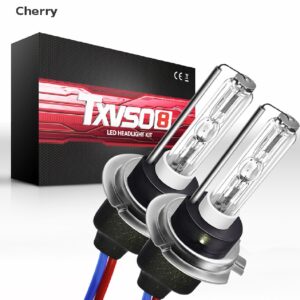 (Cherry) ชุดหลอดไฟซีนอน H7 Hid 55W 12V 5000K 6000K 8000K 10000K 12000K สําหรับรถยนต์ 2 ชิ้น