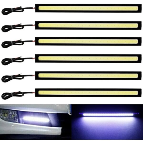 สายไฟตัดหมอก LED COB DRL กันน้ํา สําหรับติดรถยนต์